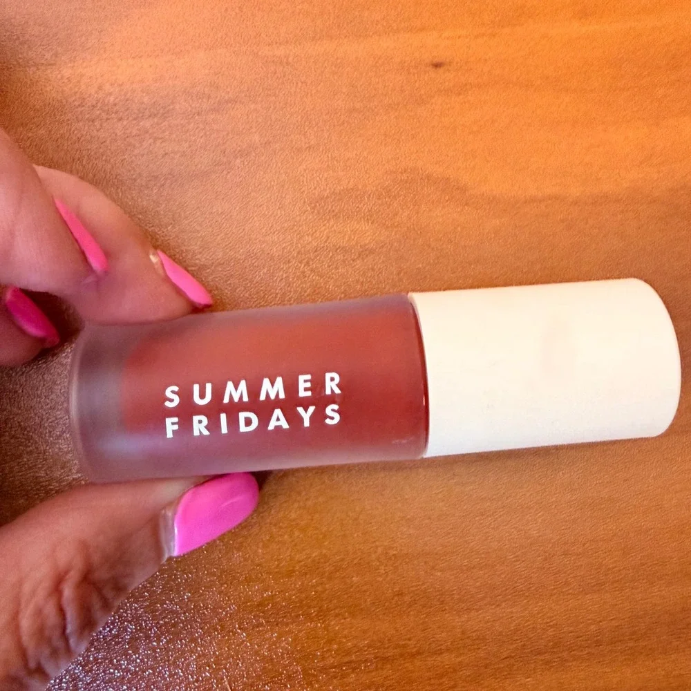 Summer Fridays Dream Lip Oil Blush Dreams 4.5ml High Shine Hydrating Tinted Oil
